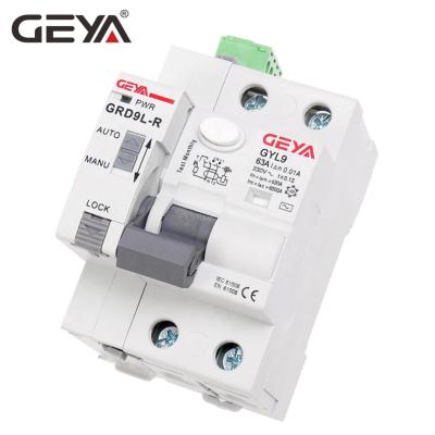 China GEYA 3 Pole RCCB Circuit Breaker With RS485 Function Automatic Remote Control RCCB ELCB 4Pole Reclosing Type A Type B RCCB 6kA/10kA for sale