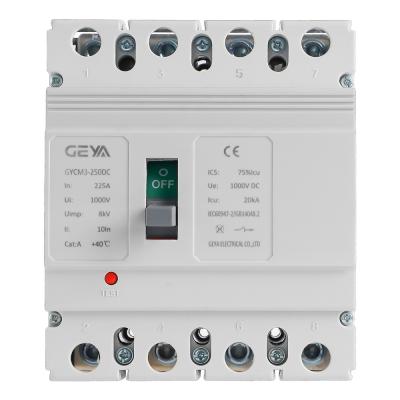 China Solar PV System GEYA GYCM3 4P DC MCCB 1000V 630A Cast Case Circuit Breaker Solar PV System Distribution Box Combiner Box OEM ODM Manufacturing for sale