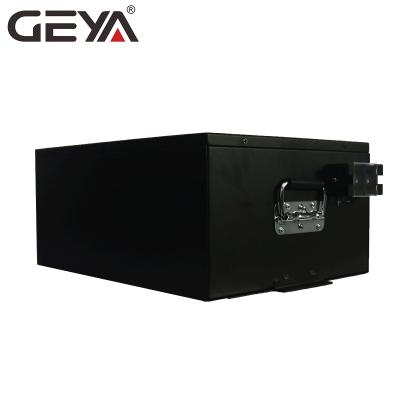 China PV System Geya 4 Strings 12.8 Volt 200Ah 100A Lifepo4 Solar Current Lithium Iron Phosphate Solar Battery Pack For Home Energy Storage for sale