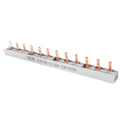 China Transmission GEYA 12 Pin Type Copper Busbar 3P 63A 230V 415V Electric Power Electrical MCB for Electrical Panel Solar PV System Use for Distribution Box for sale