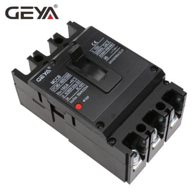 China GEYA CM3-160S/3300 Factory Wholesale Price AC 220V 380V 400V 100A 125A 160A Smart 100A 3 Phase MCCB GYCM3_4 for sale