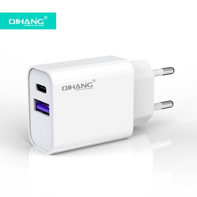 China Mobile Phone Charging Original OEM Best QC 3.0 Super Rpidagador USB-c Charged Adapter 18w Charge Usb C Wall Charger Fast Charging Cable Type for sale