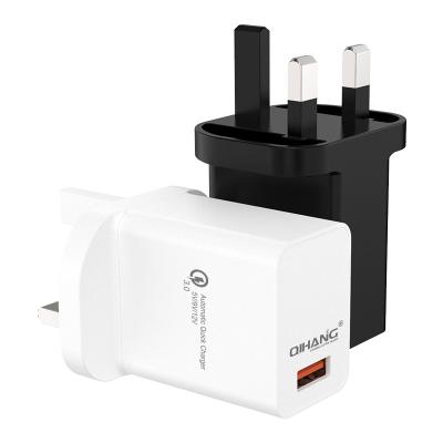 China Mobile Phone Charging 3.0 Wall Charger 18W QC 3.0 USB Quick Charger Travel Adapter Fast Charging Samsung for sale