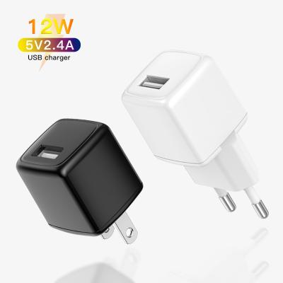 China Mobile Phone Wholesale Usb CE Cb Power Adapters Us Eu Plug 12w Wall Chargers Usb C Fast Charger For Iphone 12 13 For Mobile Phone for sale