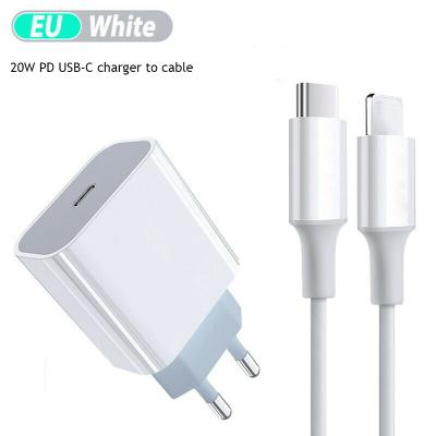 China Mobile Phone PD 20W USB-C Type C Fast Wall Charger Power Adapter For iPhone 12 11 for sale