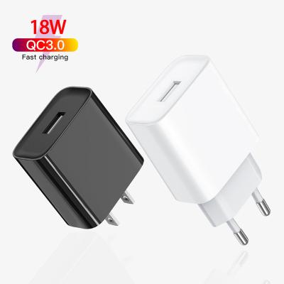 China Mobile Phone Tablet MP3 GPS Charger Fast Charging Type-c PD 18w USB Charger For Iphone for sale