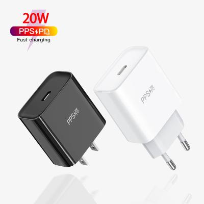 China MP3 GPS PD 20w Wall Charger Mobile Phone Type Cell Phone Tablet Fast Charger EU USA Plug For iPhone PD Charger for sale