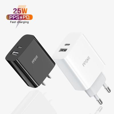 China Mobile Phone PPS CE CB 25W Fast Charger Type C Travel Adapter For Samsung Galaxy Note 10 Type C Wall Charger For Samsung S21 S20 For iPhone for sale