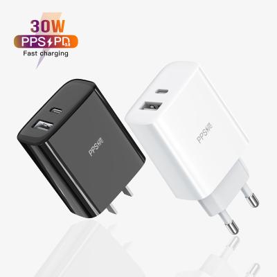 China USB C Gan Charger 30W Palladium Wall Charger Fast Charging Power Adapter Mobile Phone Tablet MP3 GPS Wholesale for sale