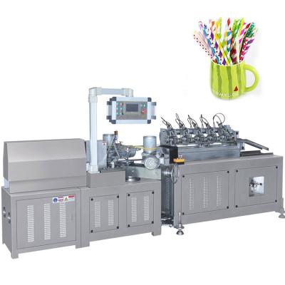 China Restaurant 100 Meters Per Minute Multi-cutter Paper Straw Machine , Disposable Straw Making Machine Paper for sale