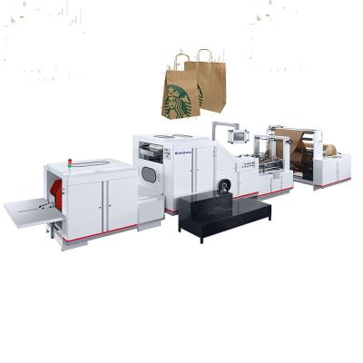 China Hotels Paper Bag Production Line Bottom Gluing Machine for sale