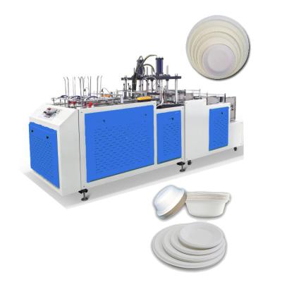 China Garment Shops Best Selling Fully Automatic Workplaces Double Dish Paper Plate Making Machine for sale