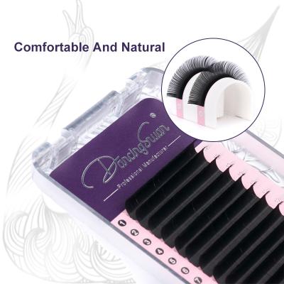 China Long Different Natural Wholesale Natural Logo Eyelash Extension Private Label Custom Eyelash Extensions for sale