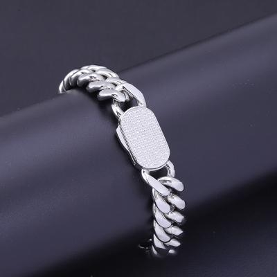 China Factory Wholesale Jewelry Necklace Hip Hop Lead Free Nickel Free Cuban Chain Classic Vacuum Plated Necklace for sale