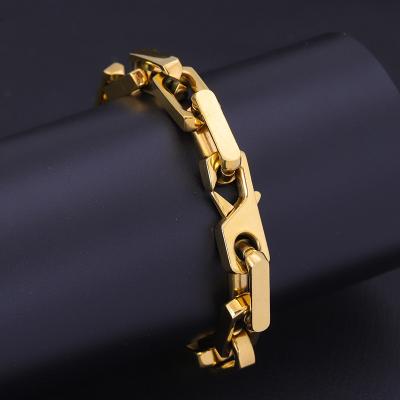 China Lead-free nickel-free collection jewelry punk men and women like to wear the trend linked chain items for sale