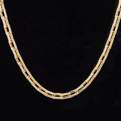 China Real Lead Free Nickel Free PK PVD Gold Plated High Quality Stainless Steel Zircon 5A Women Necklace for sale