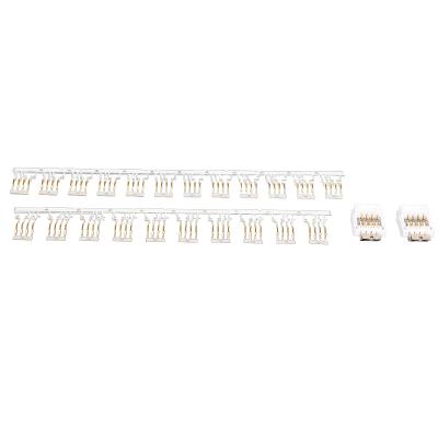 China Network RJ45 Module Quality Assurance Stamped Network Rj45 Module Gold Plated Stamping Parts for sale