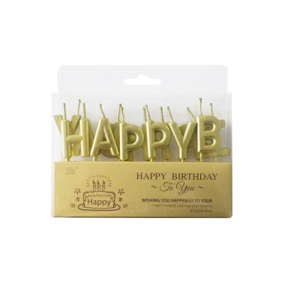 China Birthdays ins birthday candles letter candles happy birthday letter alphabet candle for birthday party for sale