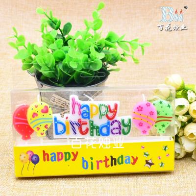 China Eco-friendly Happy Birthday candles letters for brand new CHILDREN! for sale