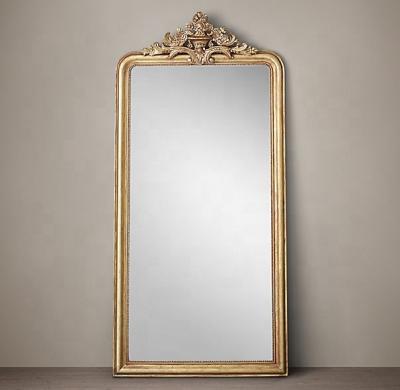 China WALL Vintage Style Gold Frame Wall Mirror for sale