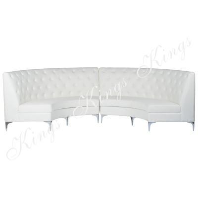 China Stainless And Leather Modular Event Rentals Modular Wedding Sofa for sale