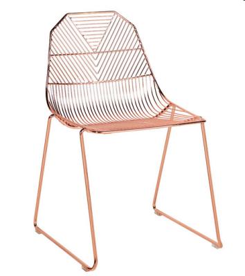 China Modern Bar Stool Steel Wire Chair for sale