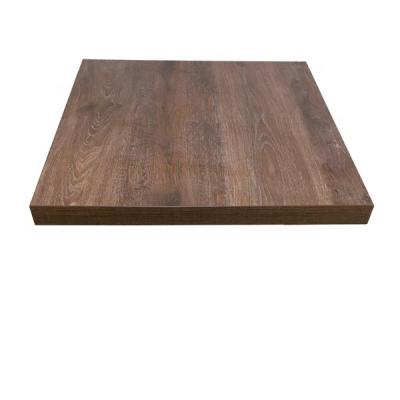 China Contemporary Restaurant Cafe HPL Laminated Table Top for sale