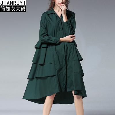 China 2021 New Arrivals Fashionable Spring Women's Clothing Spring Ruffle Shirt Casual Loose Ditch Coat Plus Size Women's Coats for sale