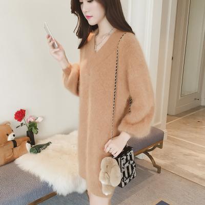 China Others 2021 wholesale autumn and winter new Korean women's loose casual sweater knitting sweater soft women's sweater and comfortable women's for sale