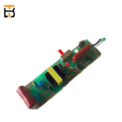 China SKD 800-5000V lithium battery mosquito swatter PCBA electrical board for India market BT-037A for sale