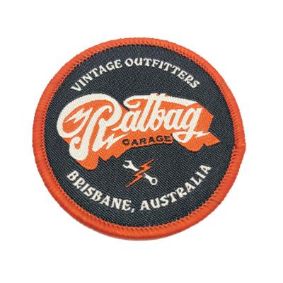 China Viable Wholesale Price Customized Custom Logo Woven Badge Patch For School Uniforms for sale