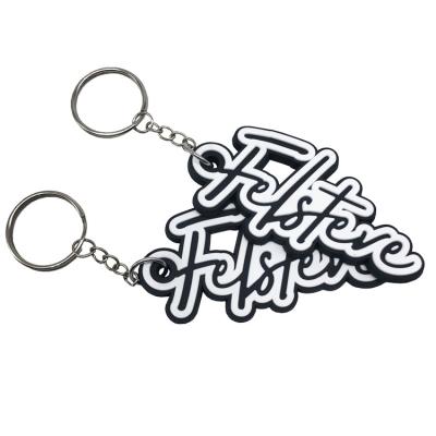 China cute rubber brand Logo Name Pvc Rubber Promotional Keychains 2D Key Chain 3D Logo Soft 2D PVC 3D key chain custom design for sale