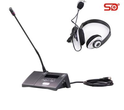 China Infrared Translation Interpreter Console For Simultaneous IR Interpretation System SINGDEN for sale