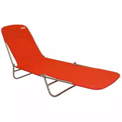 China Lightweight Outdoor Foldable Metal Foldable Outdoor Patio Furniture Travel Furniture Sun Bed Metal Sofa For Beach Hotels for sale