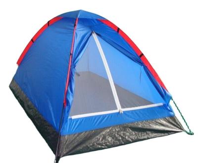 China Extended type 2 person dome single layer camping tent Camping Dome Tent for sale