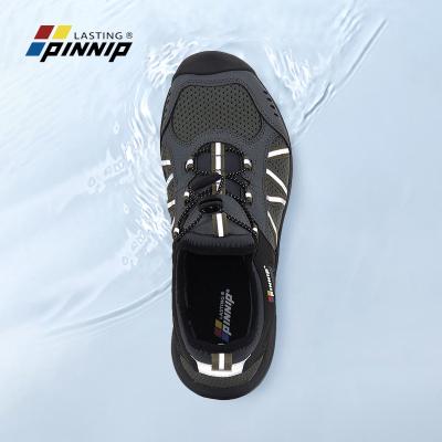 China Light Weight Pinnip Anti-puncture Midsole Fabric Safety Shoes Lightweight Black Hiking Shoes with Oil Resistance for sale