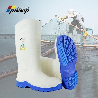 China MULTI-USE PINNIP Infinix Fishery  Anti-slip Wellington PU  lightweight Protective Boots Industrial Safety Shoes for sale