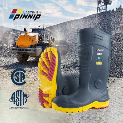 China MULTI-USE PINNIP Electroshock Resistance  Mining Industry with Anti-puncture Protective Shoes Safety Boots for Men for sale