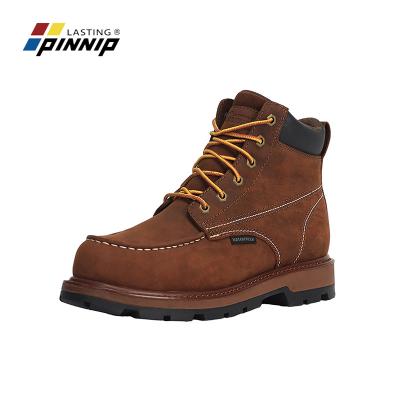 China MULTI-USE PINNIP  steel toe cap working boots anti-slip safety boots for men work with impact-resistant for sale