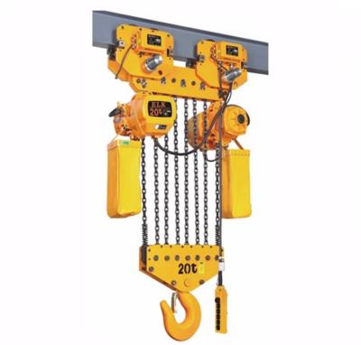 China Construction Hoist Electric Chain Hoist  20 ton speed 11or14or21 for sale