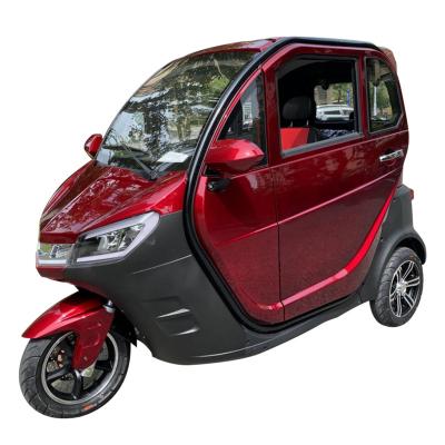 China China Passenger New Wheel Model3 Gasoline Tricycle 150cc Taxi Moto Bajaj Tuk Rickshaw For Sale Cabin Enclosed Tricycle for sale