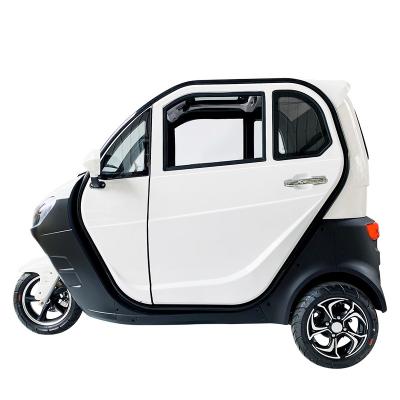 China Passenger High Cost Performance White Electric Tricycles With LCD Electronic Instruments for sale