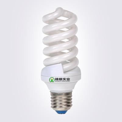 China 15W Full spiral Energy saving lamp 5T / T3 6400k Tri-color glass tube for sale