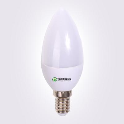 China 385lm LED Candle Light C37 Efficacy  > 90lm/w PC Aluminum Cover for sale