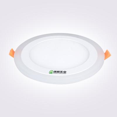 China 15W  LED Panel Light Recessed Ceiling Lighting Double Colors for sale