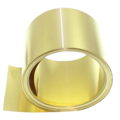 China Customized C21000 Electronic C22000 C22600 C23000 Stamping Bending Strips Brass Material Brass Coil for sale