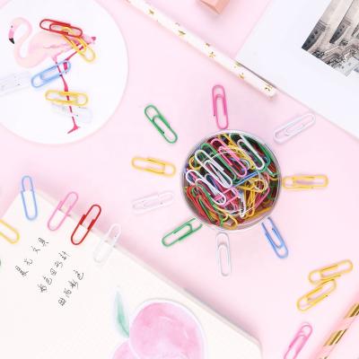 China Hot Selling Modern Rust Protection Good Quality Metal Flat Round Paper Clip Document Clip For Office Stationery for sale