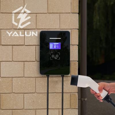 China Wallbox 22kw EV Level 2 Charging Station Fast Wall Charger 32A Wall Mount EV Charger OEM for sale