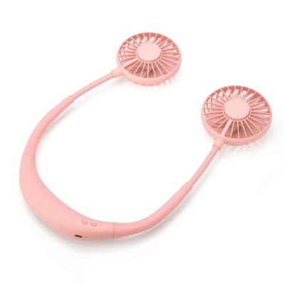 China 2019 HANDS FREE hot selling popular in the world handless 3 in 1 led light neck fan for sale