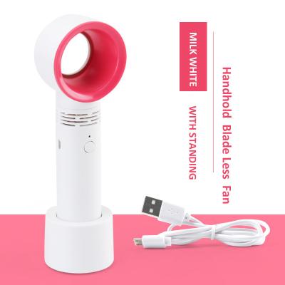 China Modern Hot Sale In Korea Mini Tabletop USB Bladeless Fan For Gifts for sale